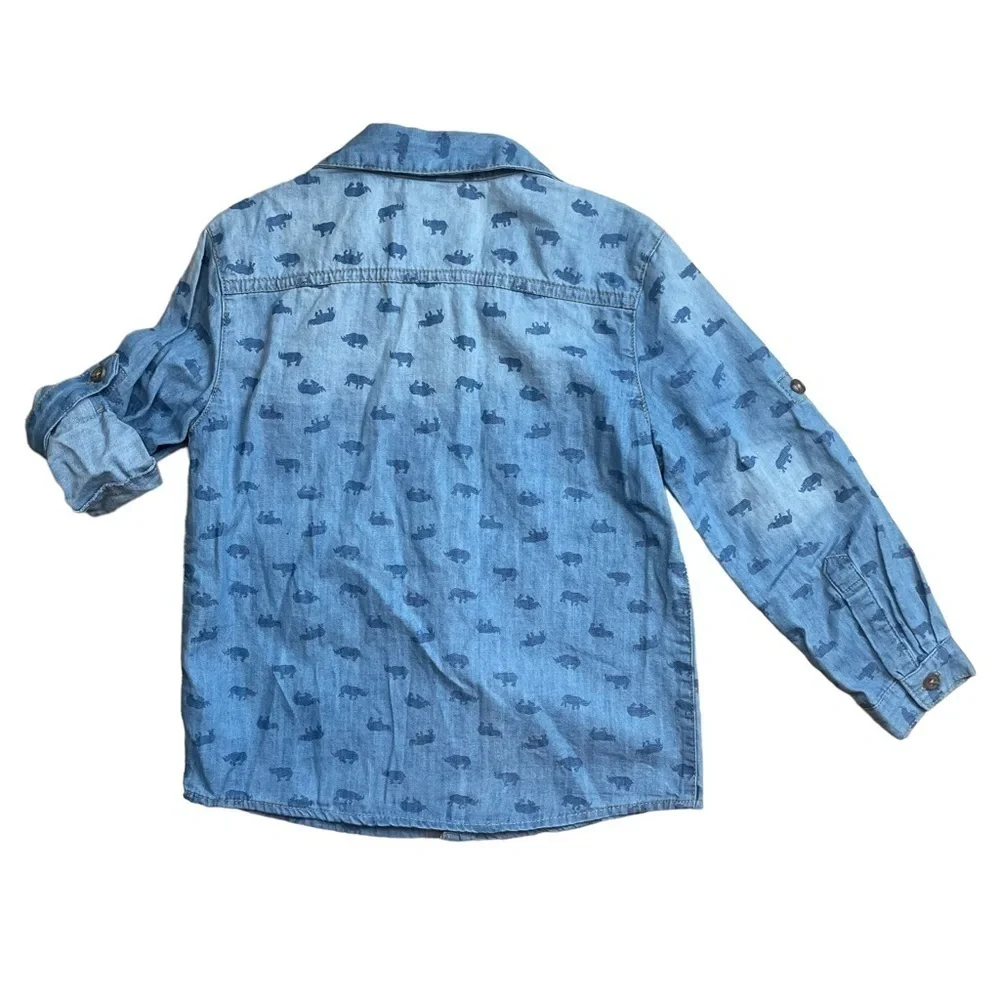 Genuine Kids OshKosh Button-Down Jean Shirt